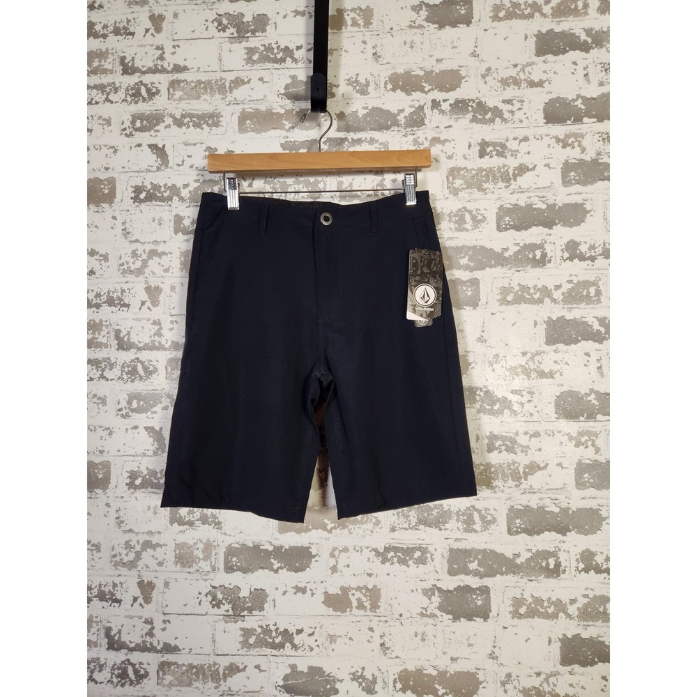 Volcom Shorts Mens Size 28 Black Chino Skate Beach Vacation NWT